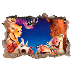 Samolepka na zeď Doba Ledová 50x70 cm