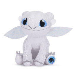 Plyšák Bílá Běska glitter Jak Vycvičit Draka 47 cm