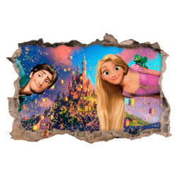 Samolepka na zeď Locika | Na Vlásku 50x70 cm