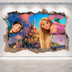 Samolepka na zeď Locika | Na Vlásku 50x70 cm