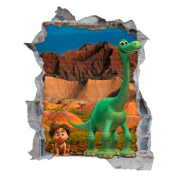 Samolepka na zeď Arlo Hodný Dinosaur 50x70 cm