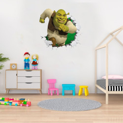 Samolepka na zeď Shrek Zlobr 50x50 cm