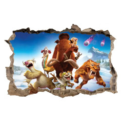 Samolepka na zeď Doba Ledová 50x70 cm II