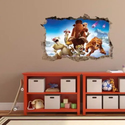 Samolepka na zeď Doba Ledová 50x70 cm II