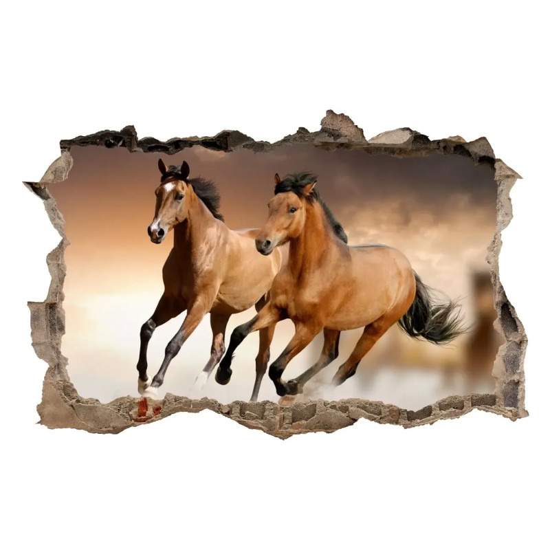 Samolepka na zeď koně 50x70 cm