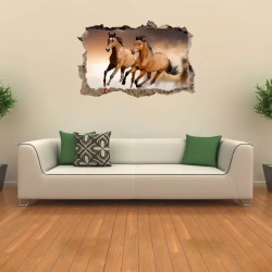 Samolepka na zeď koně 50x70 cm