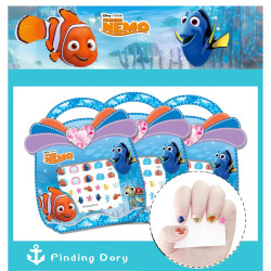 Nálepky na nehty Nemo a Dory 5 sad