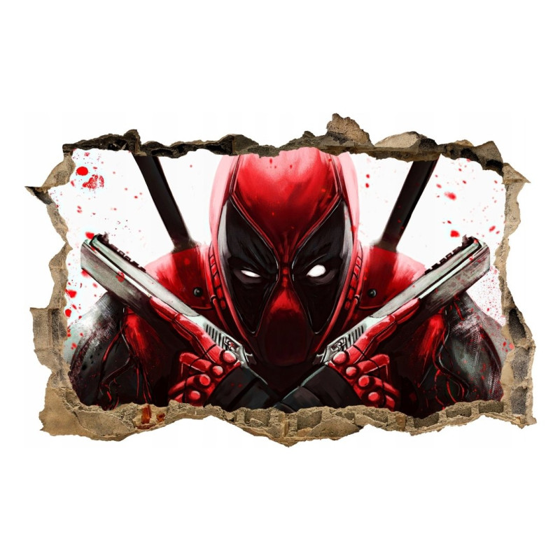 Samolepka na zeď Deadpool Marvel 50x70 cm