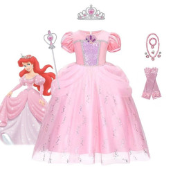 Dětské dívčí šaty princezna Ariel a doplňky 110 - 130