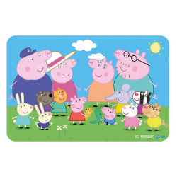 Jídelní Podložka Peppa Pig rodina 43x28 cm