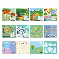 Interaktivní knížka malování vodou pro děti Animals