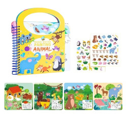 Interaktivní knížka malování vodou pro děti Animals