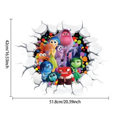 Samolepka na zeď V Hlavě 40x50 cm