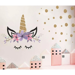 Samolepka na zeď Jednorožec | Unicorn 40x60 cm