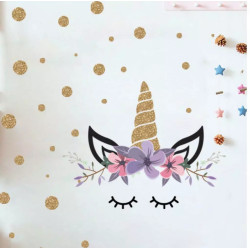 Samolepka na zeď Jednorožec | Unicorn 40x60 cm