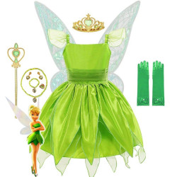 Dětské dívčí šaty Zvonilka a doplňky 110 - 130