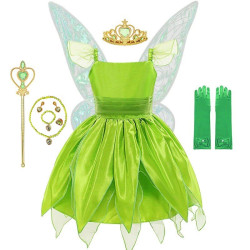 Dětské dívčí šaty Zvonilka a doplňky 110-130