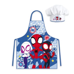 Dětská zástěra s kuchařskou čepicí Spiderman Marvel Spidey