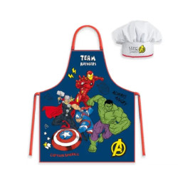 Dětská zástěra s kuchařskou čepicí Marvel Avengers II