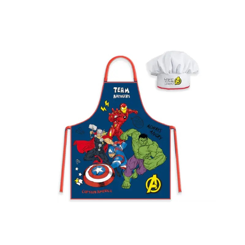 Dětská zástěra s kuchařskou čepicí Marvel Avengers II