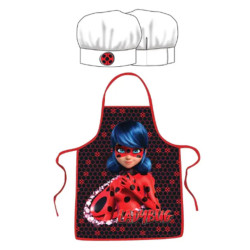 Dětská zástěra s kuchařskou čepicí Miraculous