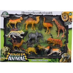Sada Figurek Divoká Zvířata 10 ks
