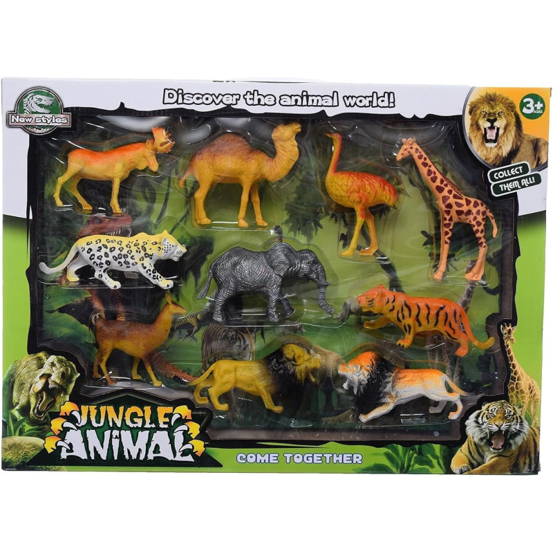 Sada Figurek Divoká Zvířata 10 ks