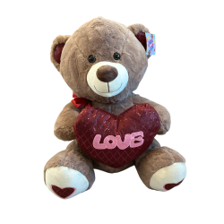 Velký Plyšák Medvídek Love 60 cm