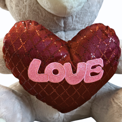 Velký Plyšák Medvídek Love 60 cm