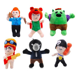 SET Plyšáci Brawl Stars 6 ks 20 cm