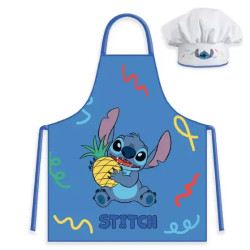 Dětská zástěra s kuchařskou čepicí Stitch Ananas