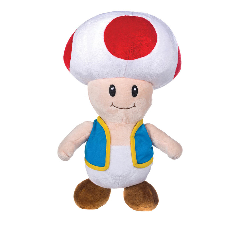 Super Mario plyšák Toad 25 cm
