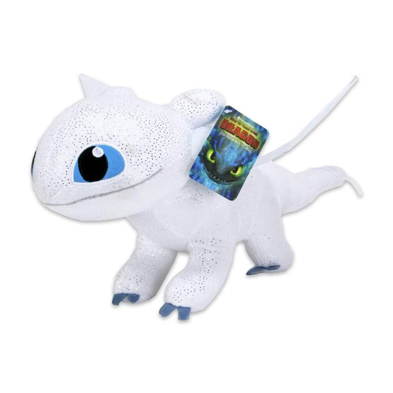 Plyšák Bílá Běska glitter Jak Vycvičit Draka 85 cm