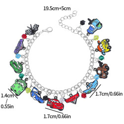 Náramek Blesk McQueen Auta Multi Logo