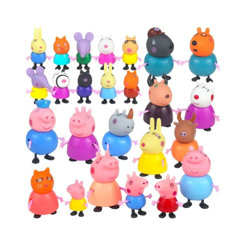 Figurky Prasátko Pepina 25 ks
