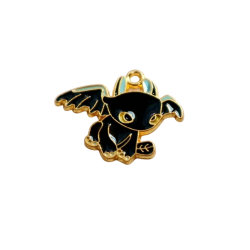 Řetízek Jak Vycvičit Draka Běska a Bezzubka GOLD 2 ks