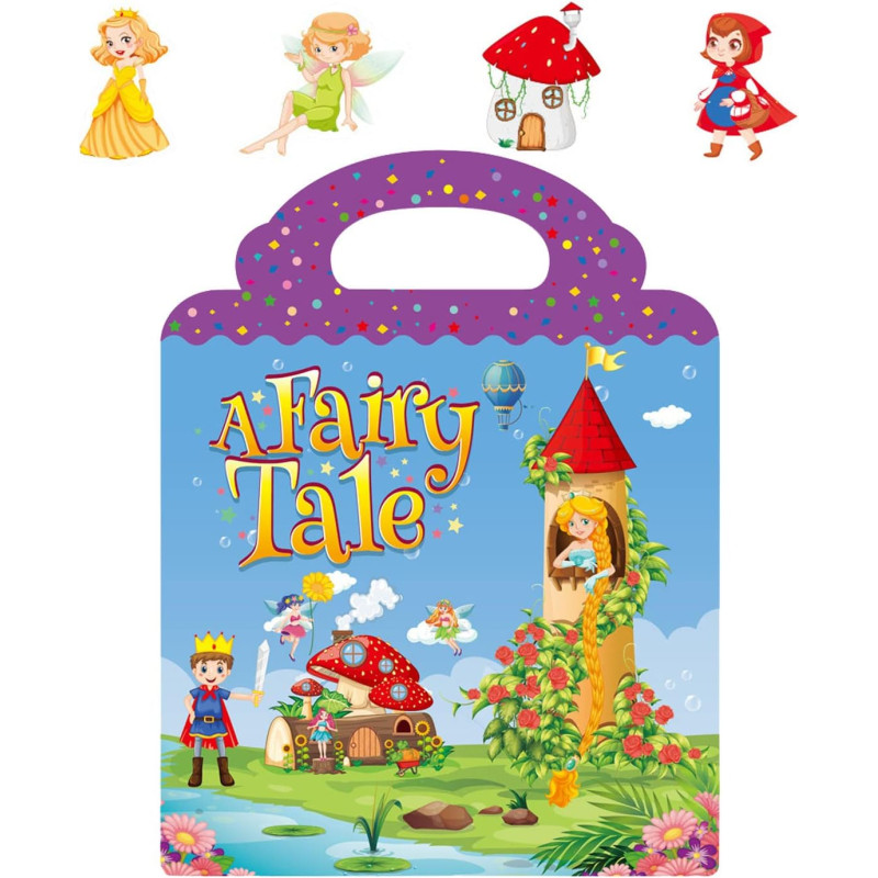 Znovupoužitelné samolepky pro děti Fairy Tale