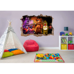 Samolepka na zeď FNAF 50x70 cm