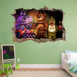 Samolepka na zeď FNAF 50x70 cm