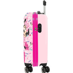 Cestovní kabinový kufr Růžový Minnie Disney Flowers