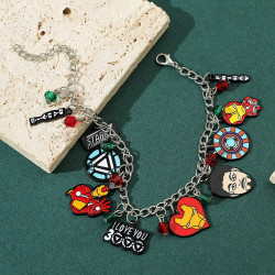 Náramek Iron Man Multi Logo