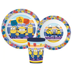 Sada plastového nádobí s kelímkem Mimoni | Já, Padouch