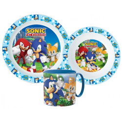 Sada plastového nádobí s hrnkem Ježek Sonic