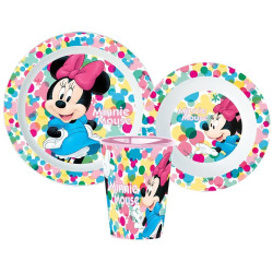 Sada plastového nádobí s kelímkem Minnie Mouse