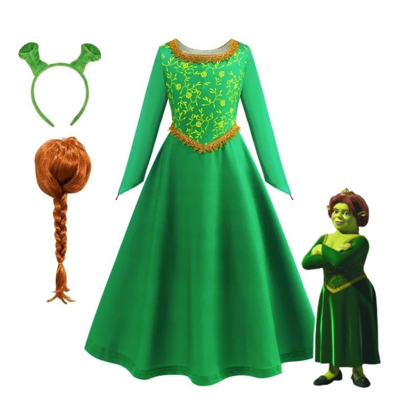 Dětské dívčí šaty Fiona | Shrek a doplňky 120 - 140