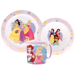 Sada plastového nádobí s hrnkem Disney Princezny