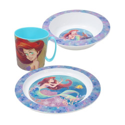 Sada plastového nádobí s hrnkem Malá Mořská Víla Ariel