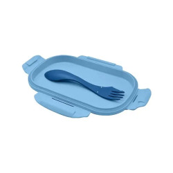 Svačinový box s lžičkou i vidličkou Avengers