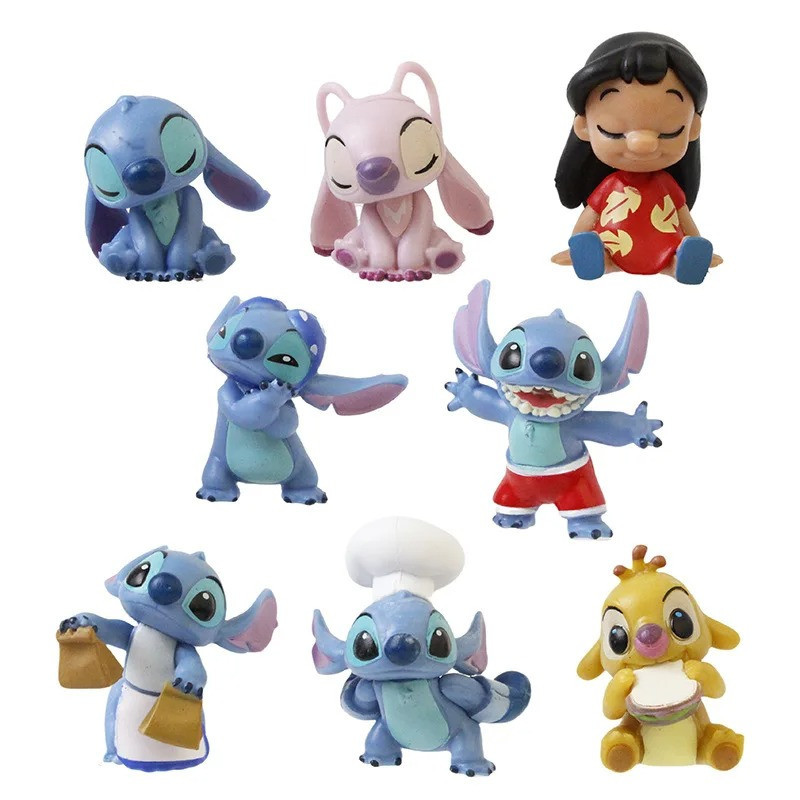 Roztomilé figurky Stitch 8 ks