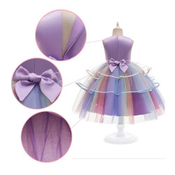 Dívčí šaty duhový Jednorožec Unicorn